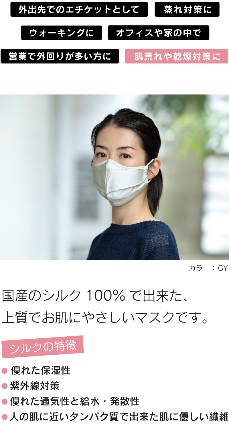 美肌シルクマスク